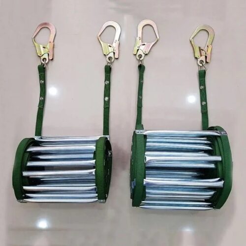 Thang dây thoát hiểm - Bậc thang bằng ống sắt trắng ( loại 10M )